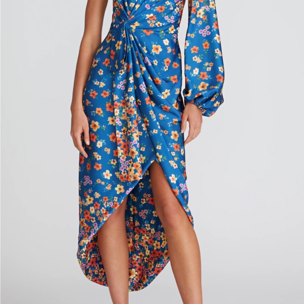 Floral Blue Dress
